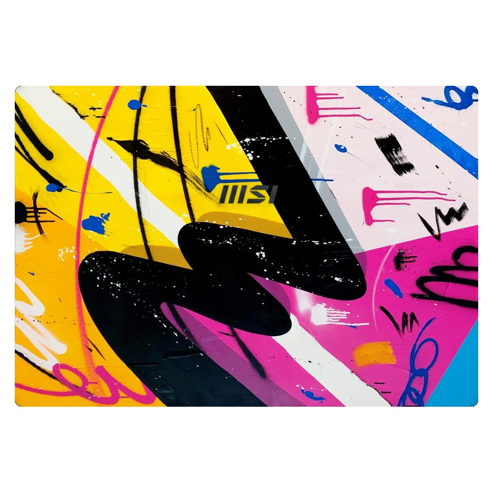 MSI Modern 14 B11MO-004VN laptop skin - Vibrant Abstract Splash