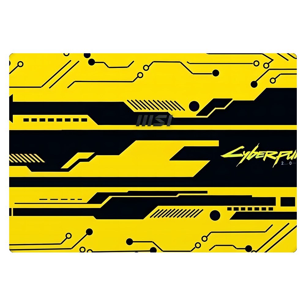 MSI Modern 15 A10M laptop skin - Yellow Circuit
