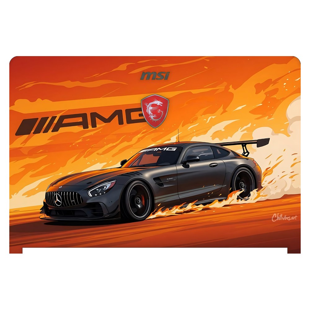 MSI Stealth 8RF GS73 laptop skin - AMG GT Drift