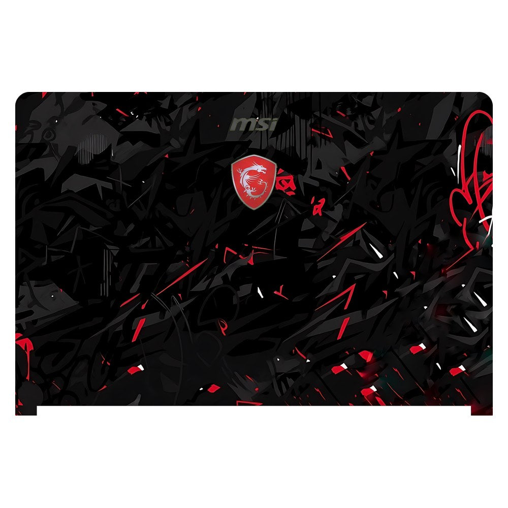 MSI GS73VR 7RG Stealth Pro laptop skin - Abstract Crimson