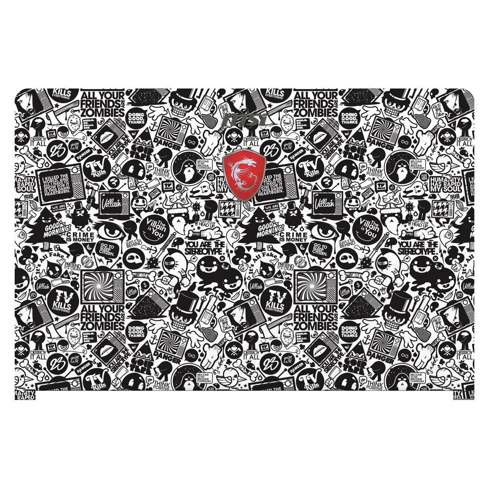 MSI GS73VR 7RG Stealth Pro laptop skin - All Your Friends Are Zombies