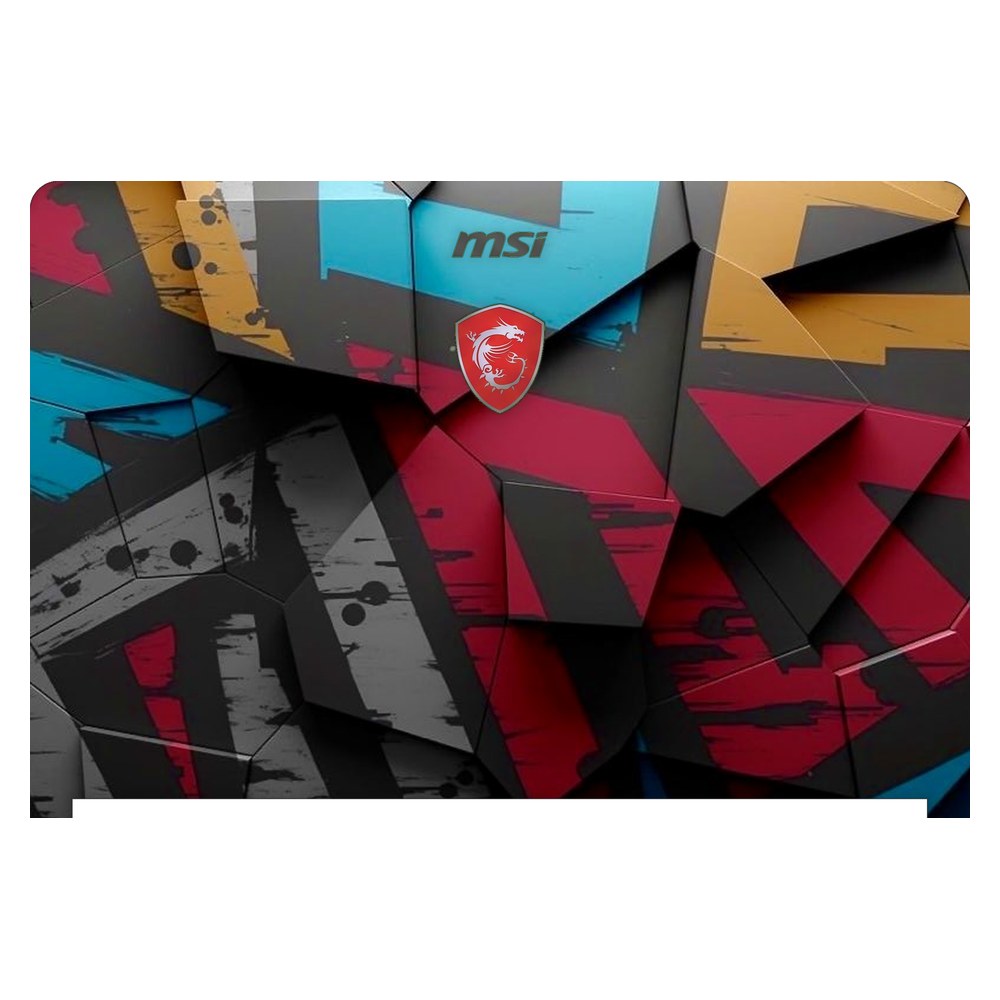 MSI GS63VR Stealth Pro laptop skin - Angled Blocks