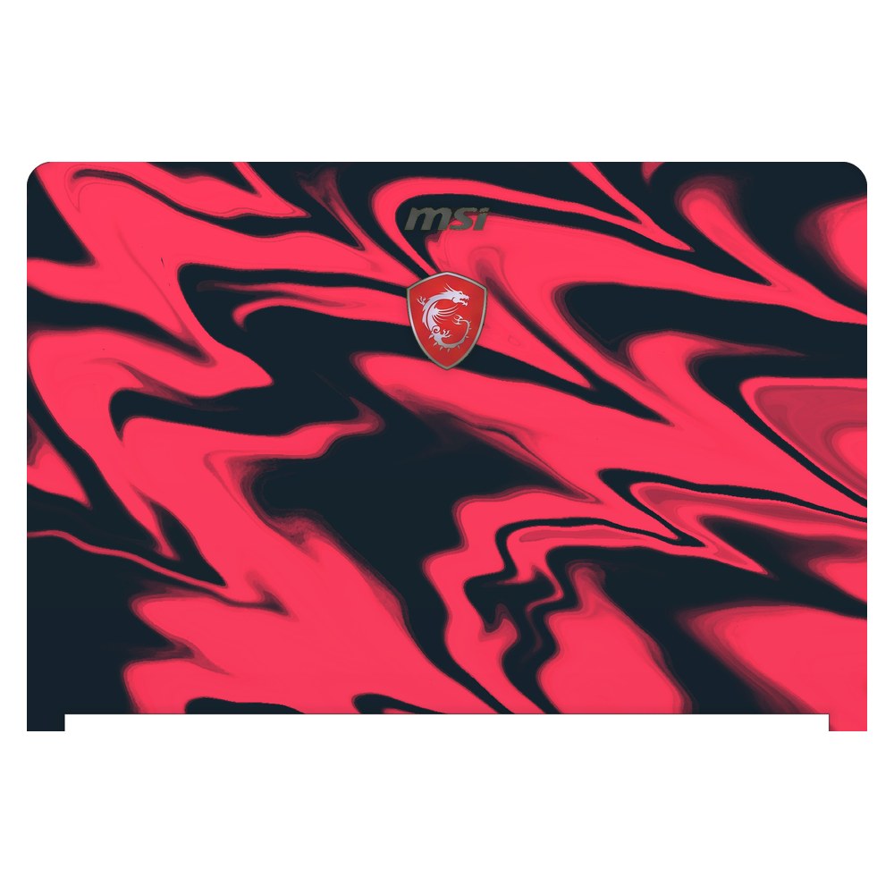 MSI GS63VR Stealth Pro laptop skin - Ares Red