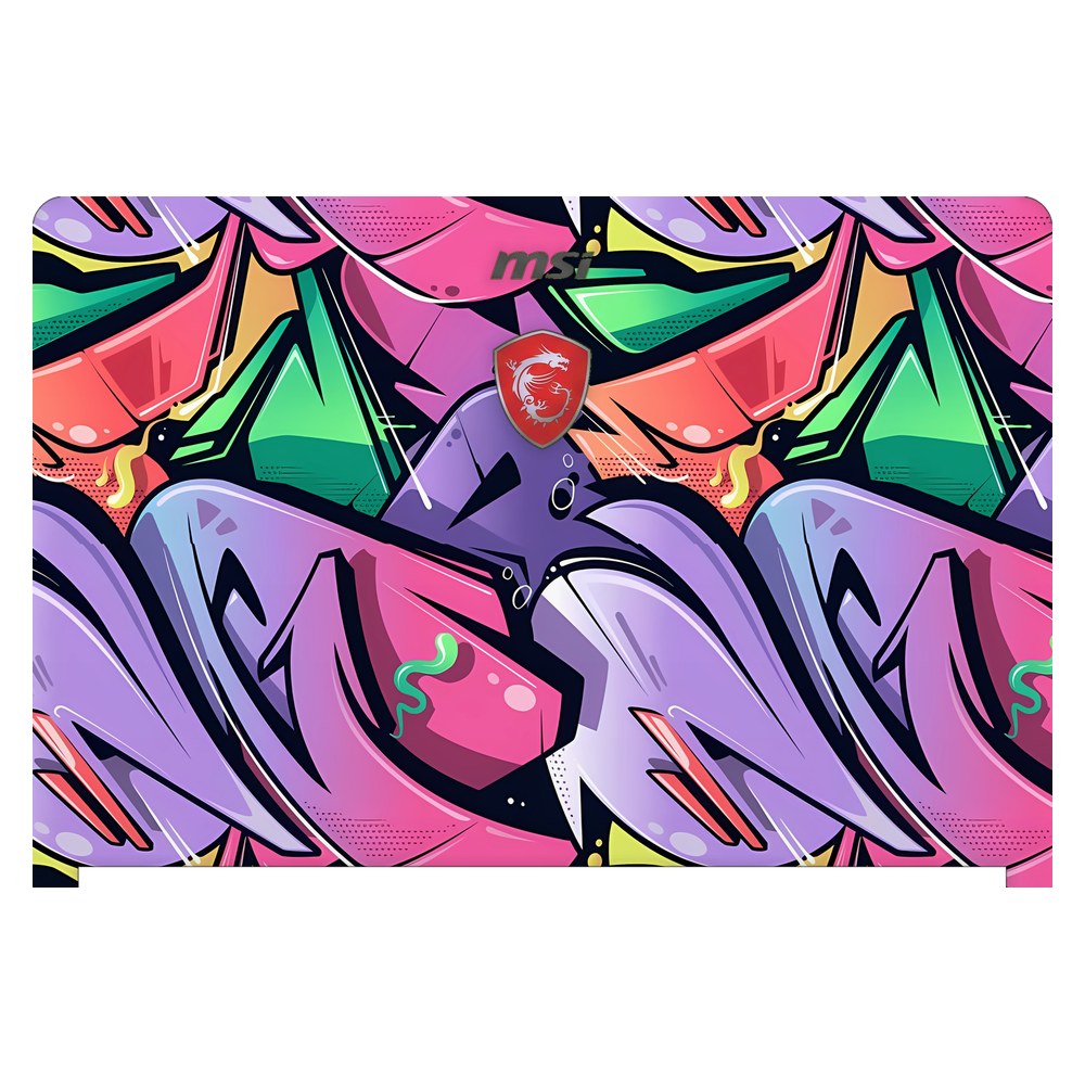 MSI GS63VR Stealth Pro laptop skin - Artic Funky
