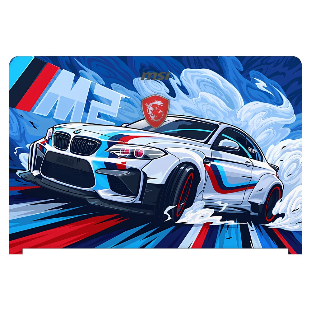 MSI GS73VR 7RG Stealth Pro laptop skin - BMW M2 Drift