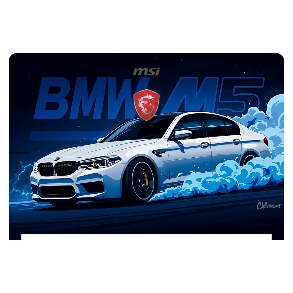 MSI GS73VR 7RG Stealth Pro laptop skin - BMW M5 Racer