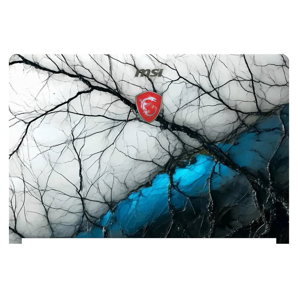 MSI Stealth 8RF GS73 laptop skin - Blue Ice Fractal