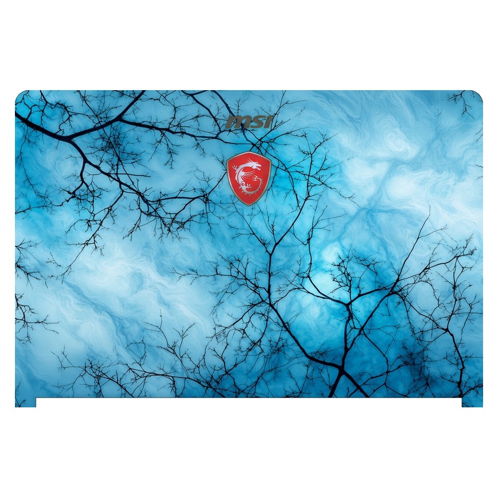 MSI GS73VR 7RG Stealth Pro laptop skin - Blue Sky Branches