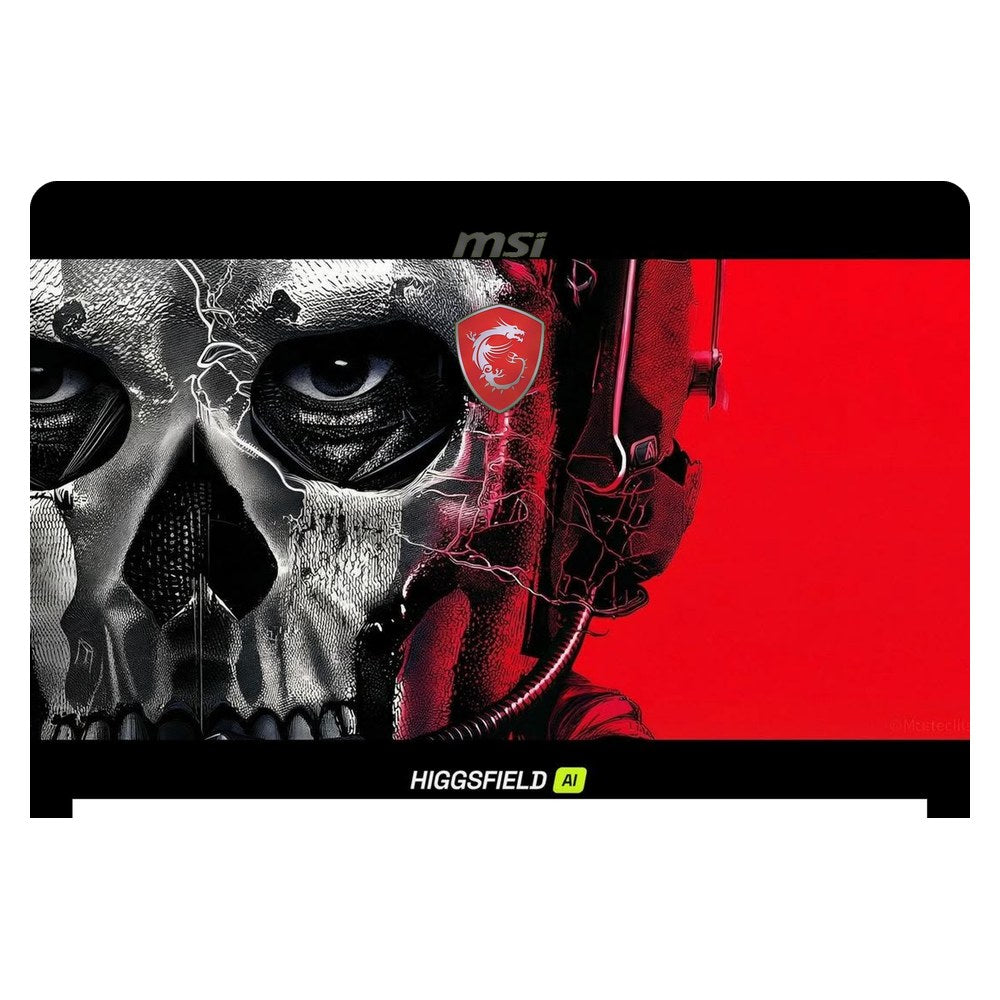 MSI GS63VR Stealth Pro laptop skin - Crimson Warfare