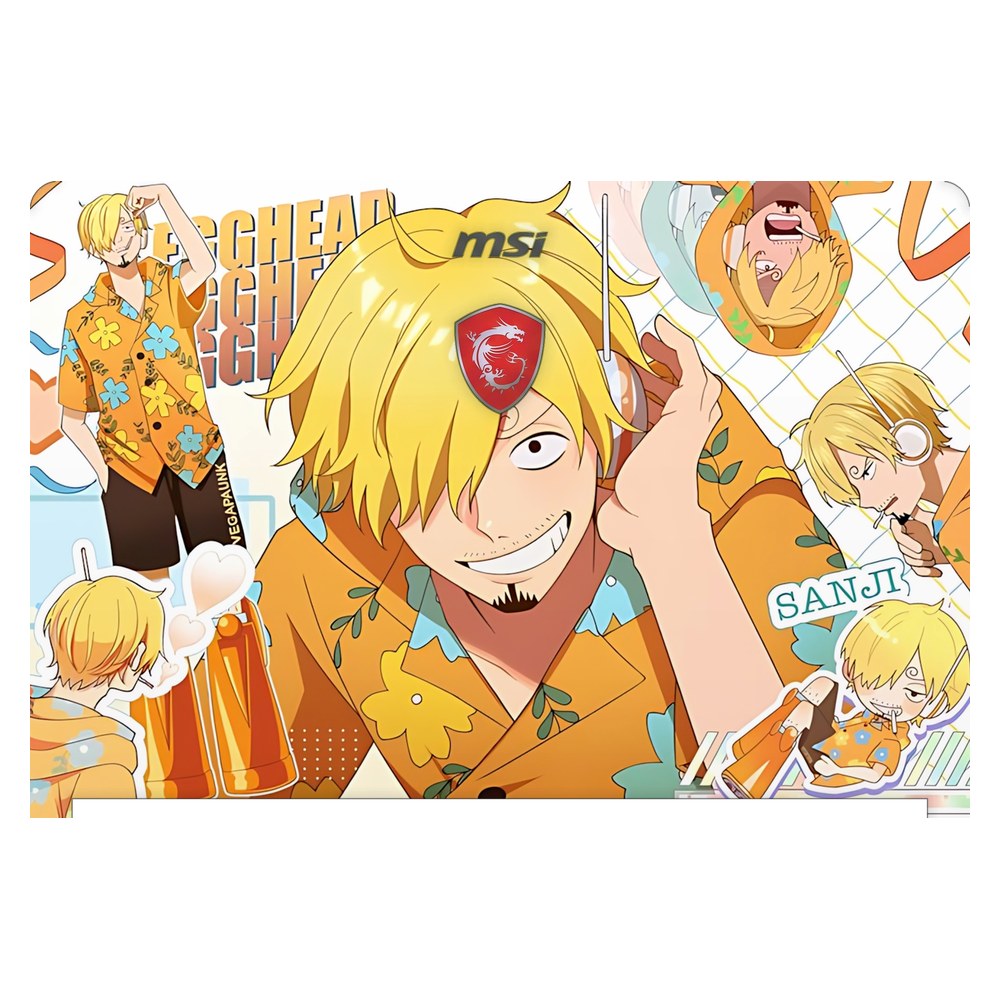 MSI GS63VR Stealth Pro laptop skin - Cyber Summer Sanji