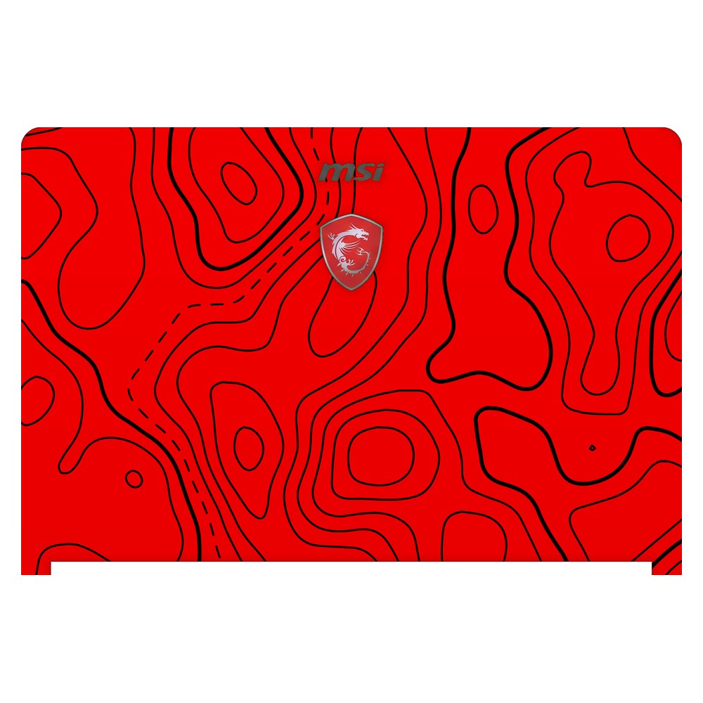 MSI GS63VR Stealth Pro laptop skin - Damascus Red
