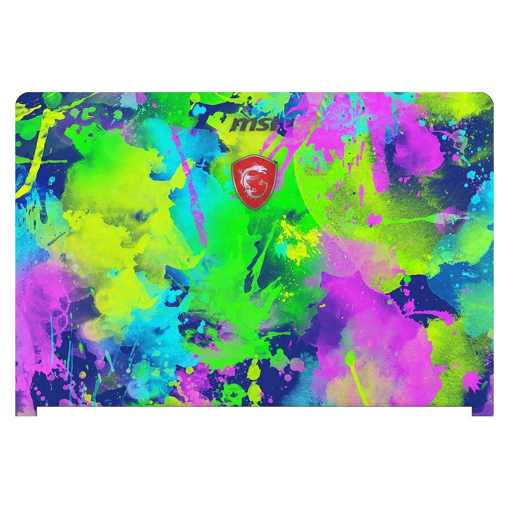 MSI Stealth 8RF GS73 laptop skin - Electric Artistic Backdrop