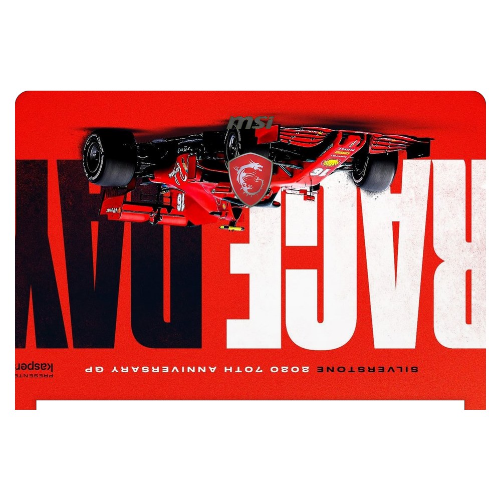 MSI GS63VR Stealth Pro laptop skin - Ferrari Racing Graphic Red