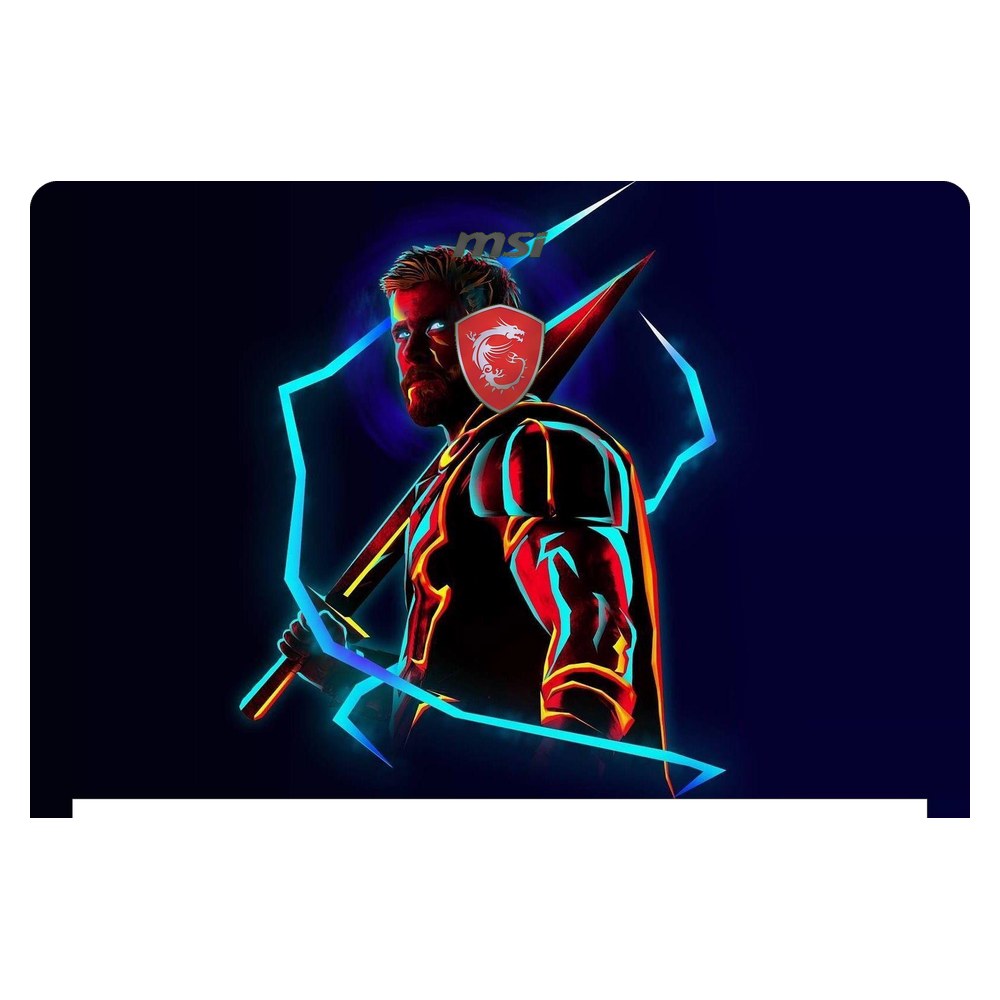 MSI GS63VR Stealth Pro laptop skin - God of Thunder