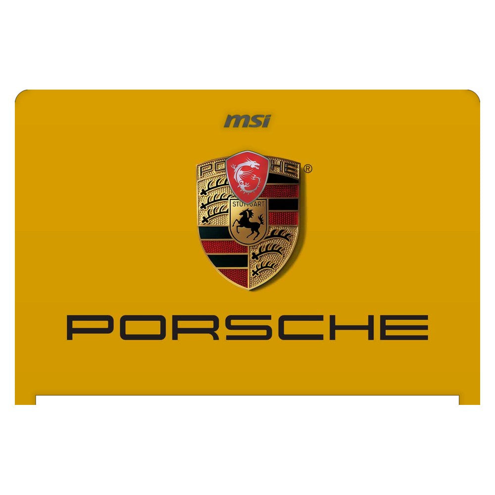 MSI Stealth 8RF GS73 laptop skin - Golden Porsche