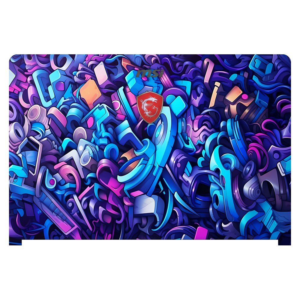 MSI GS63VR Stealth Pro laptop skin - Graffiti B2