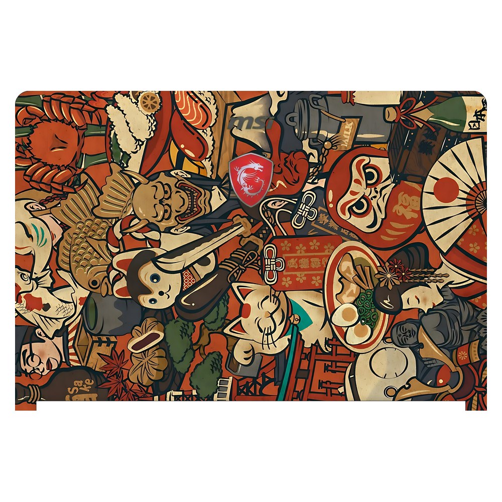 MSI GS63VR Stealth Pro laptop skin - Koi Garden