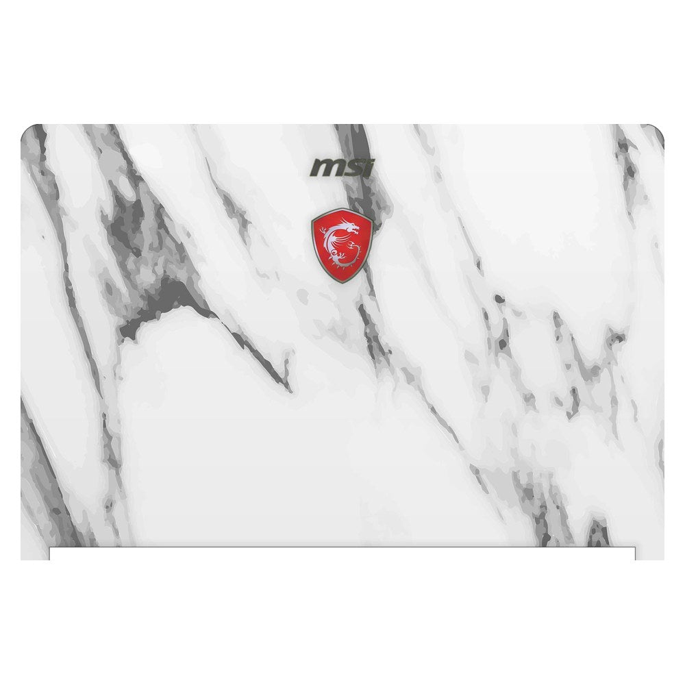 MSI Stealth 8RF GS73 laptop skin - Marble White