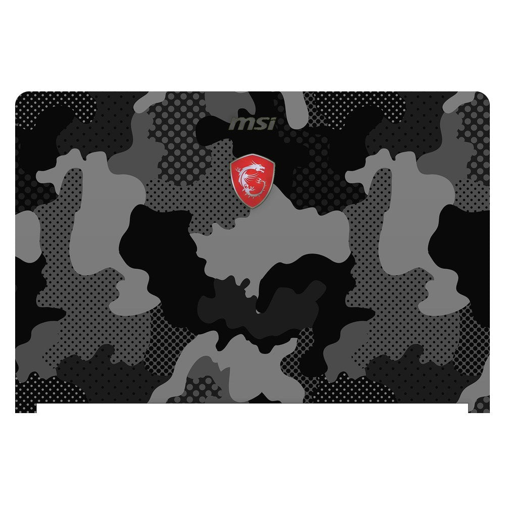 MSI GS63VR Stealth Pro laptop skin - Military Black Camo