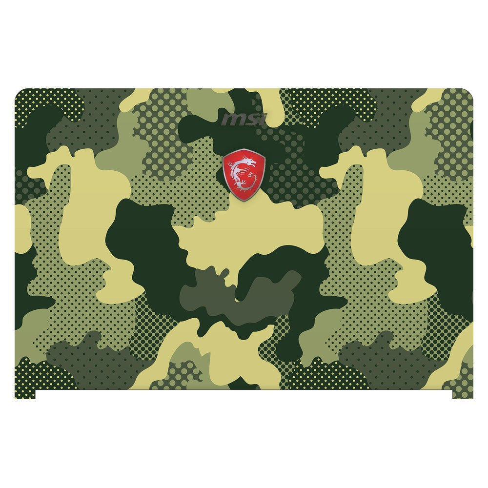 MSI GS73VR 7RG Stealth Pro laptop skin - Military Green Camo