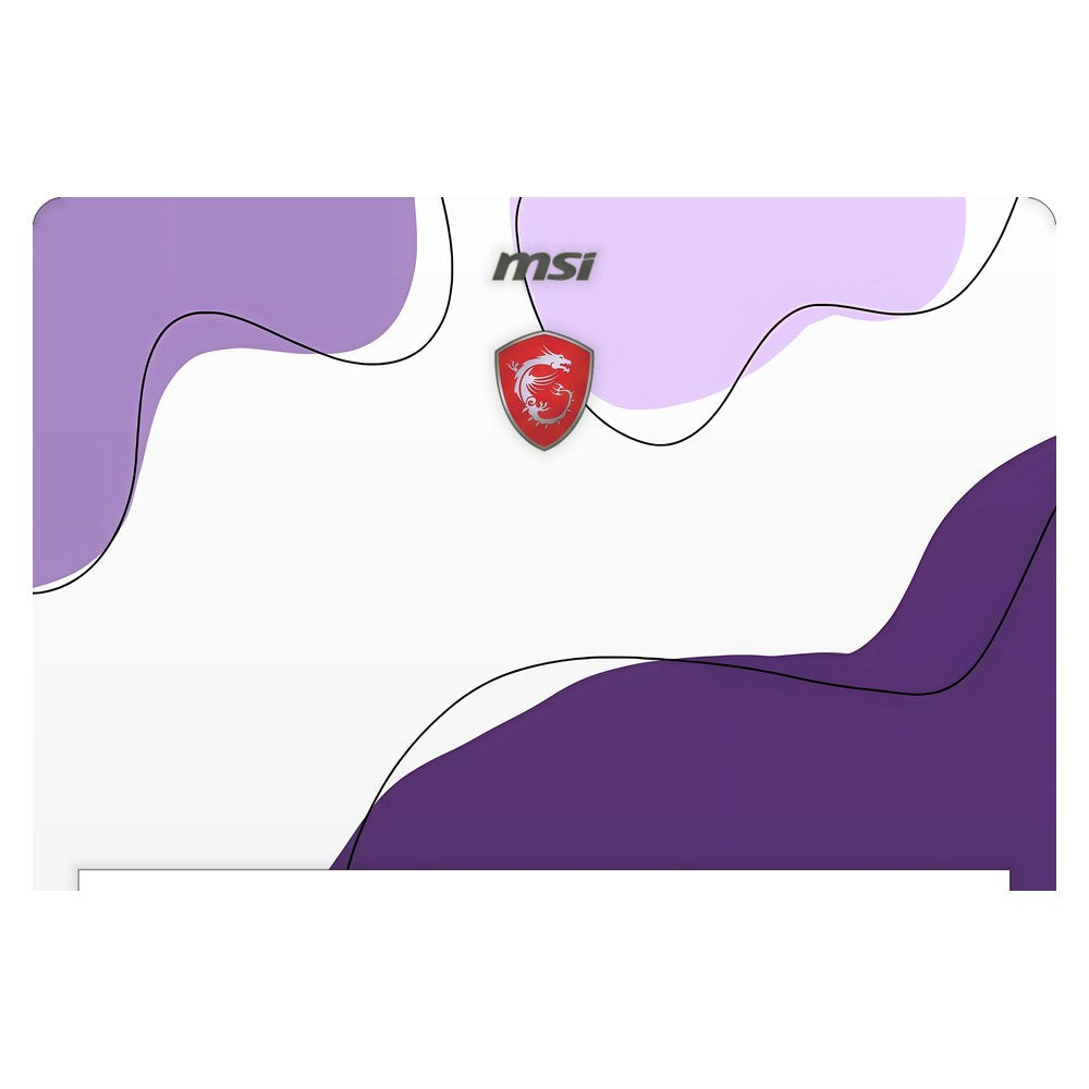 MSI GS73VR 7RG Stealth Pro laptop skin - Minim Purple