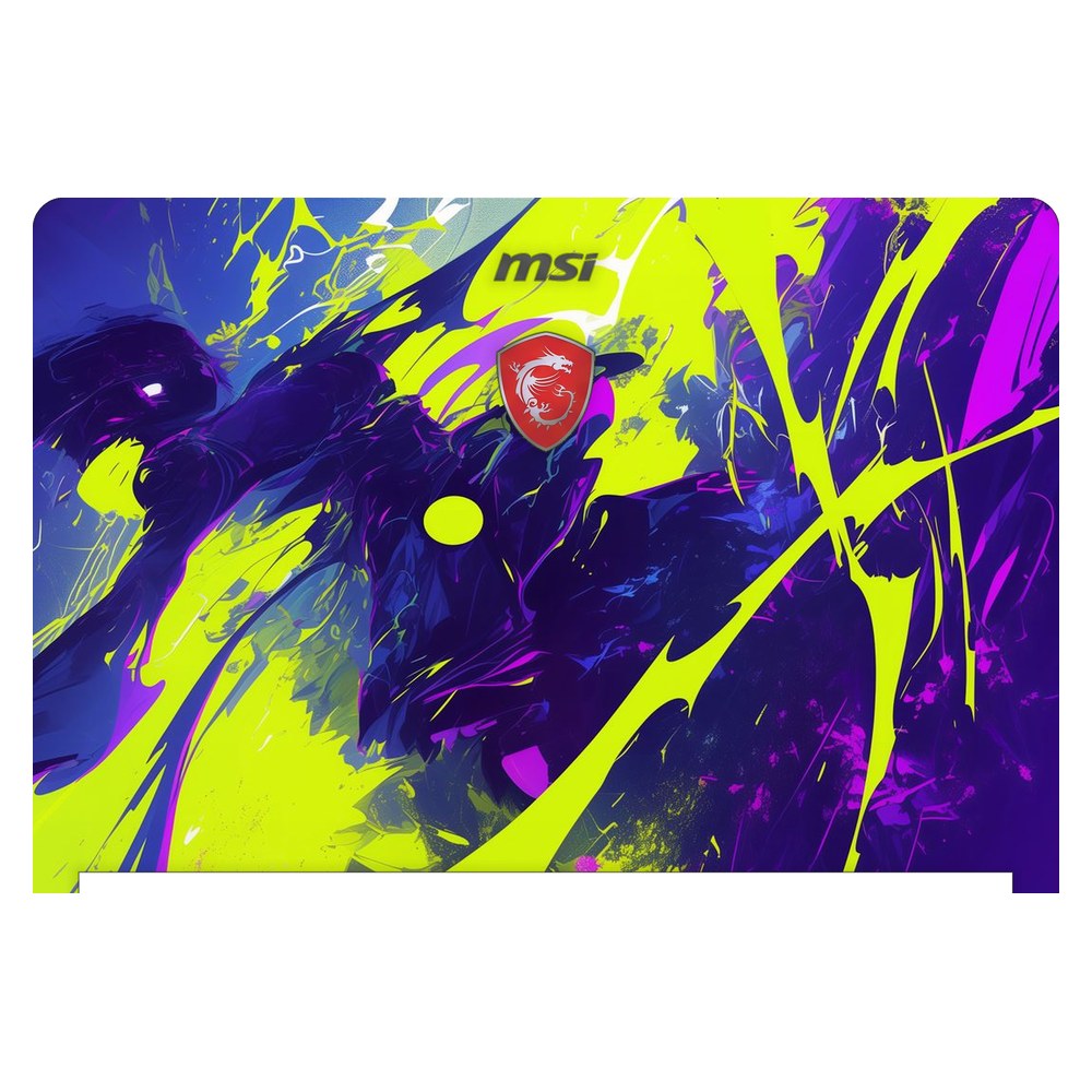 MSI GS63VR Stealth Pro laptop skin - Neon Paint Explosion