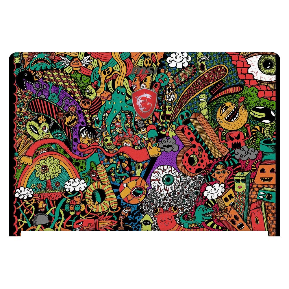 MSI GS63VR Stealth Pro laptop skin - Nogre Doodle