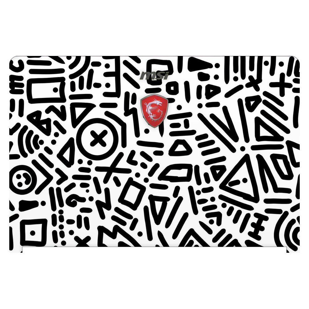 MSI GS63VR Stealth Pro laptop skin - Playful Doodle Elements