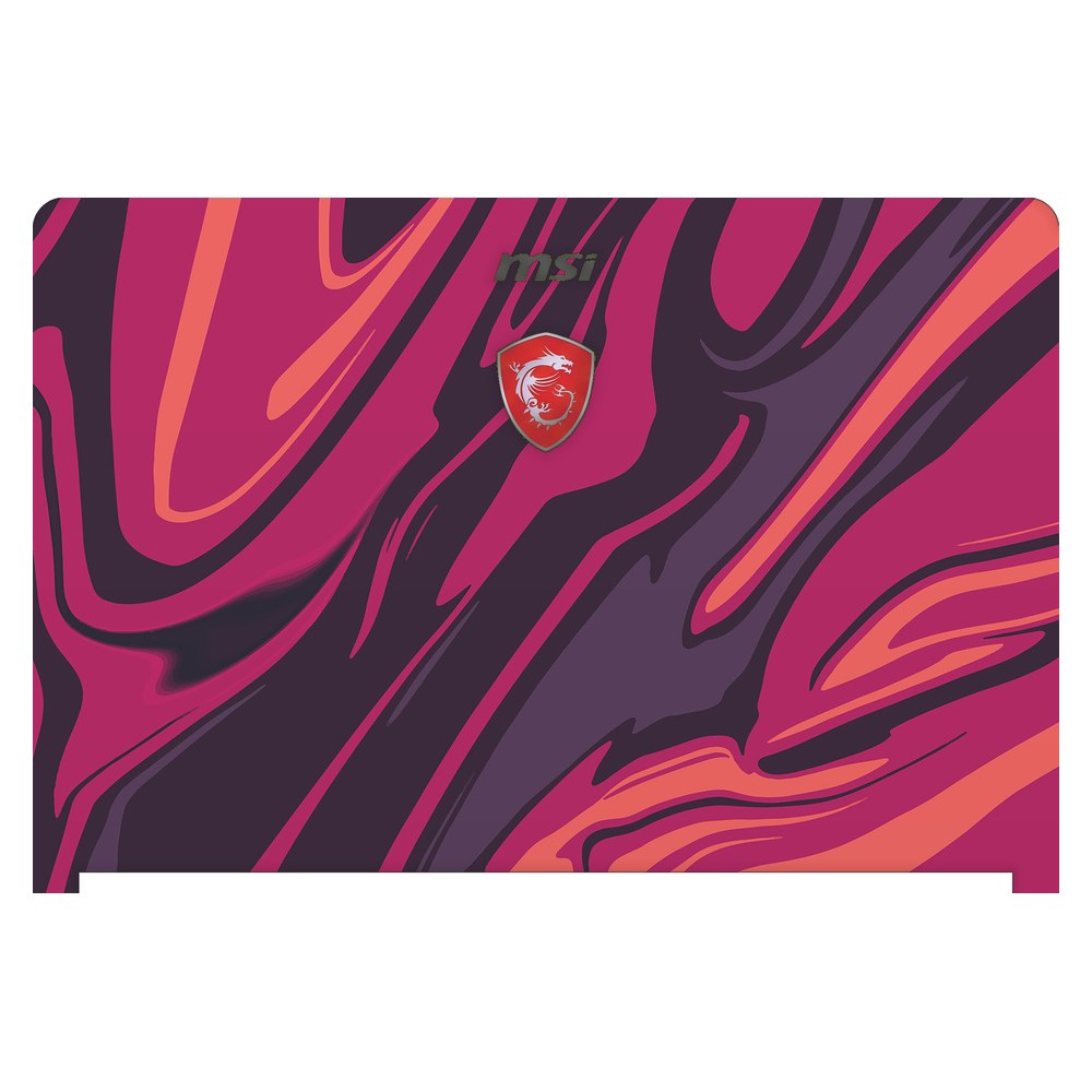MSI GS73VR 7RG Stealth Pro laptop skin - Poseidon Red