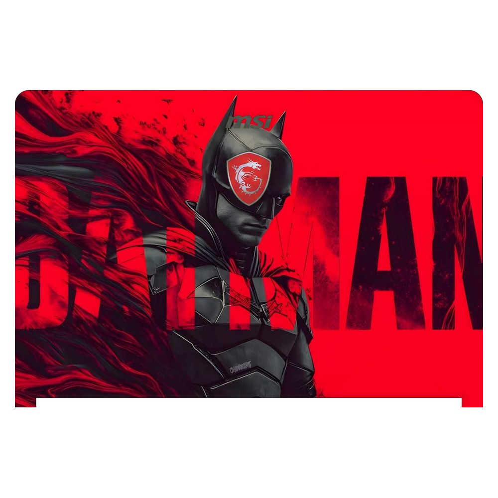 MSI GS63VR Stealth Pro laptop skin - Red Batgirl Graphic