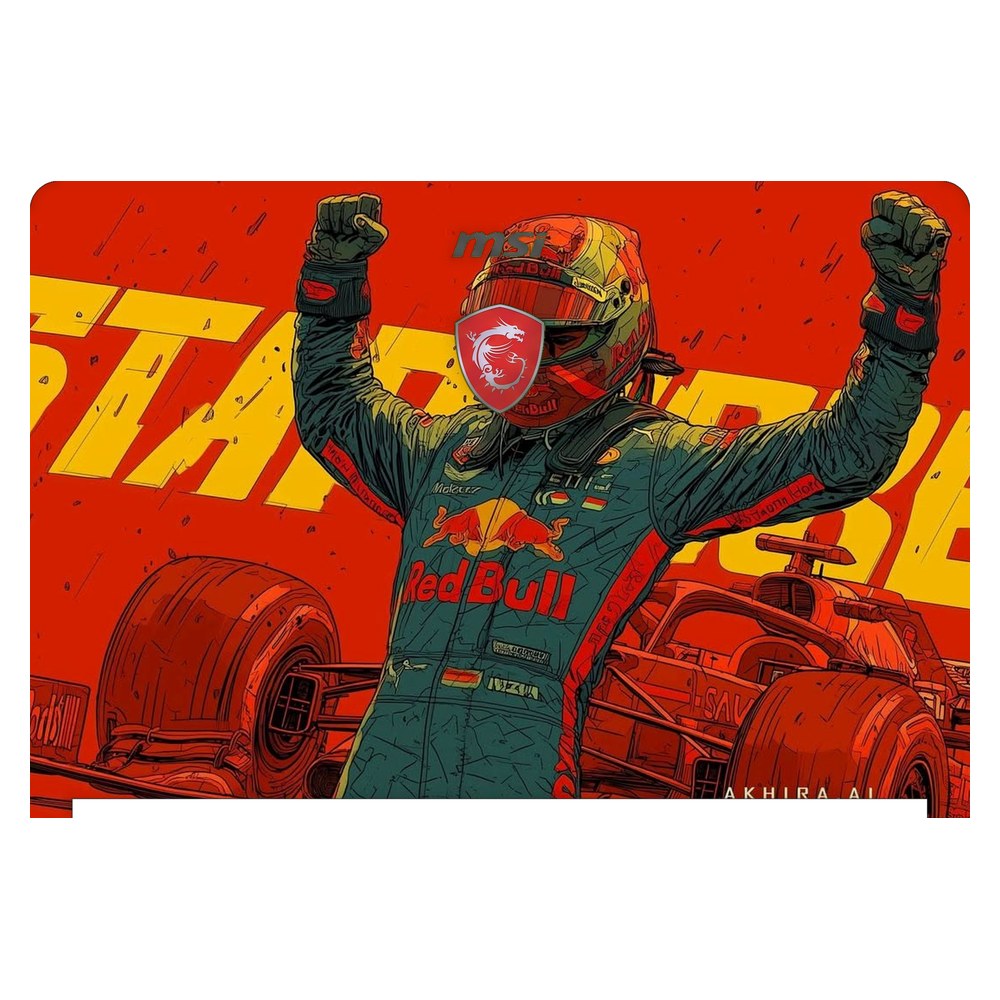 MSI GS63VR Stealth Pro laptop skin - Red Bull Champion