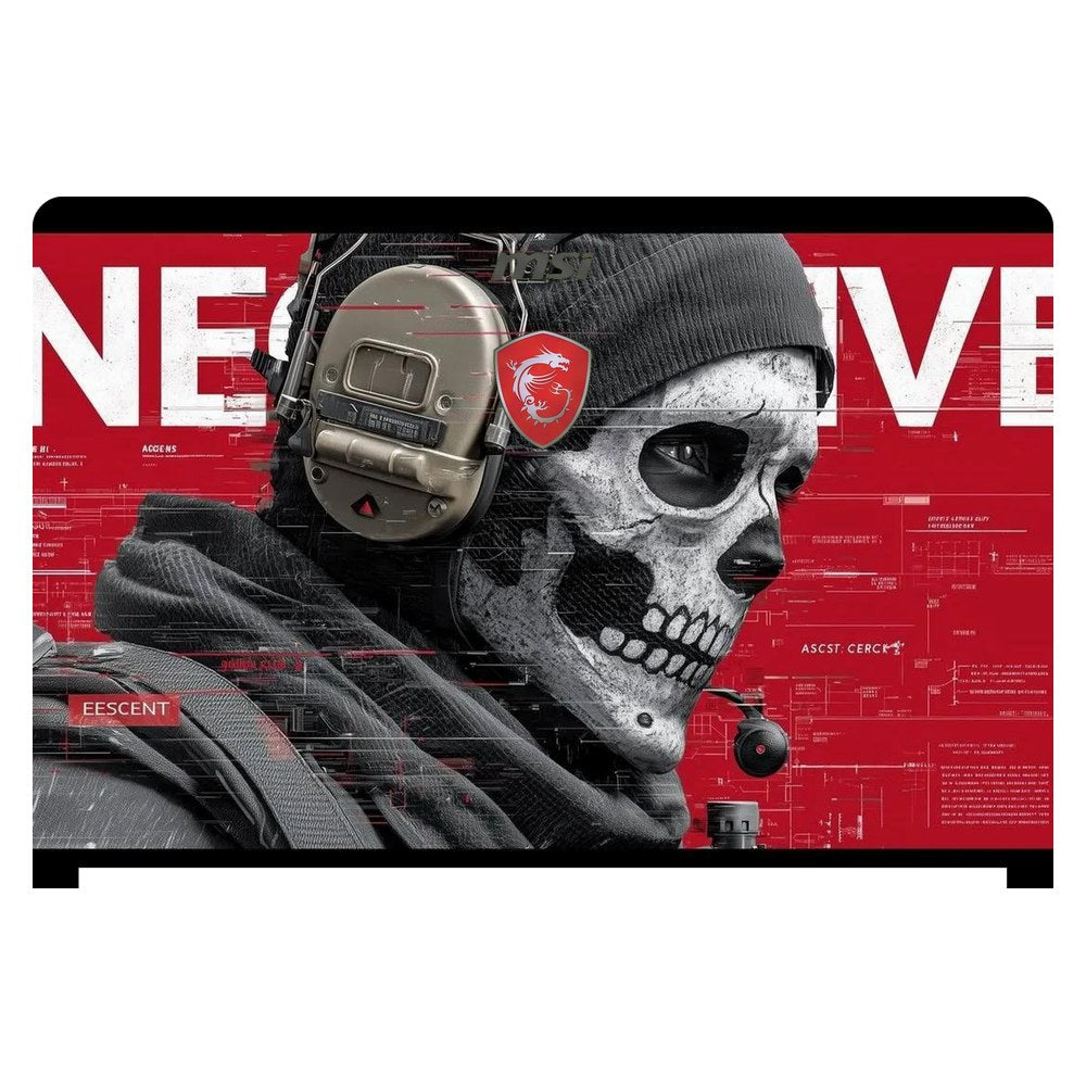 MSI GS73VR 7RG Stealth Pro laptop skin - Tactical Skull