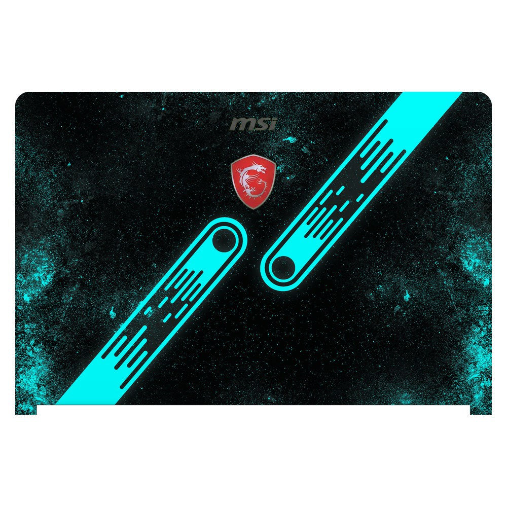 MSI GS73VR 7RG Stealth Pro laptop skin - Teal Tech