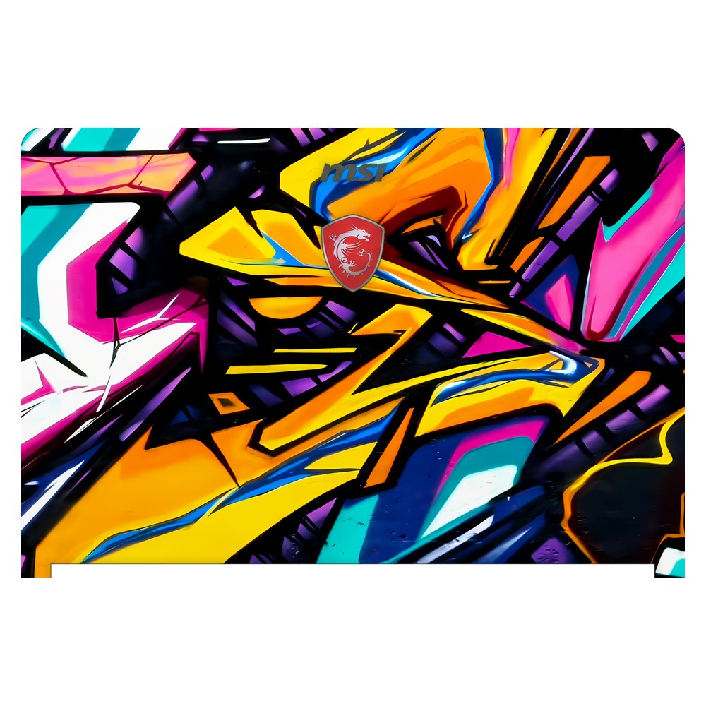MSI GS63VR Stealth Pro laptop skin - Urban Graffiti