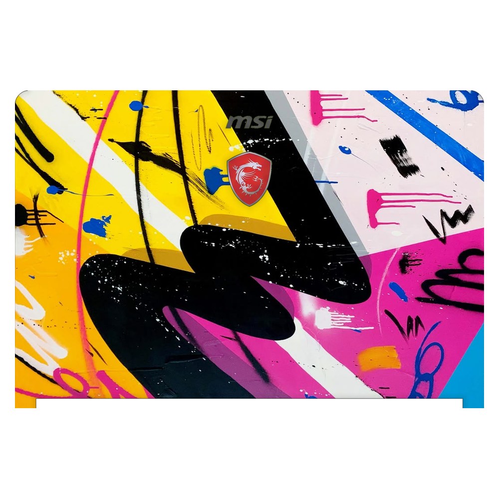 MSI GS63VR Stealth Pro laptop skin - Vibrant Abstract Splash