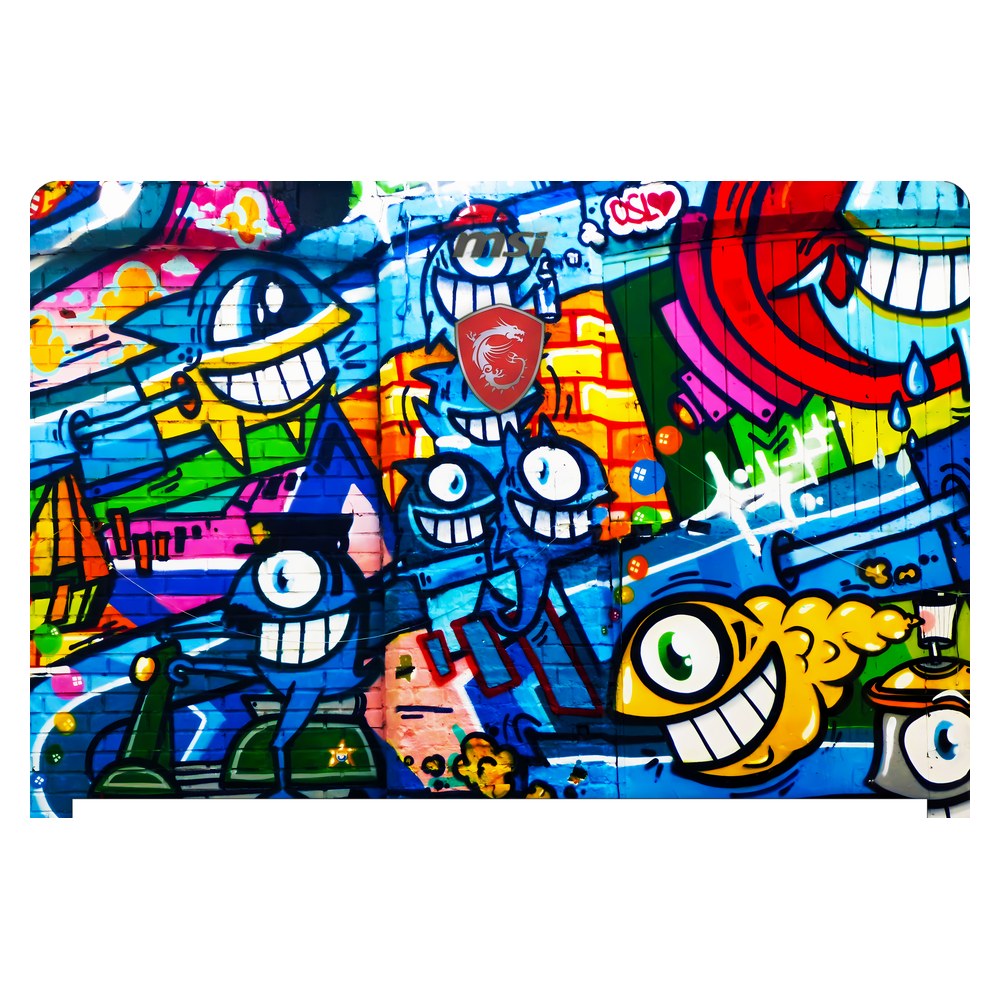 MSI GS63VR Stealth Pro laptop skin - Wall Graffiti