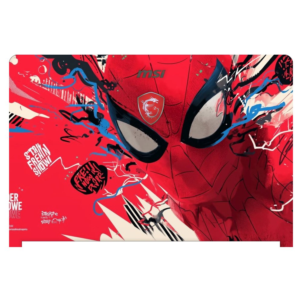 MSI Stealth 8RF GS73 laptop skin - Web Slinger Graffiti
