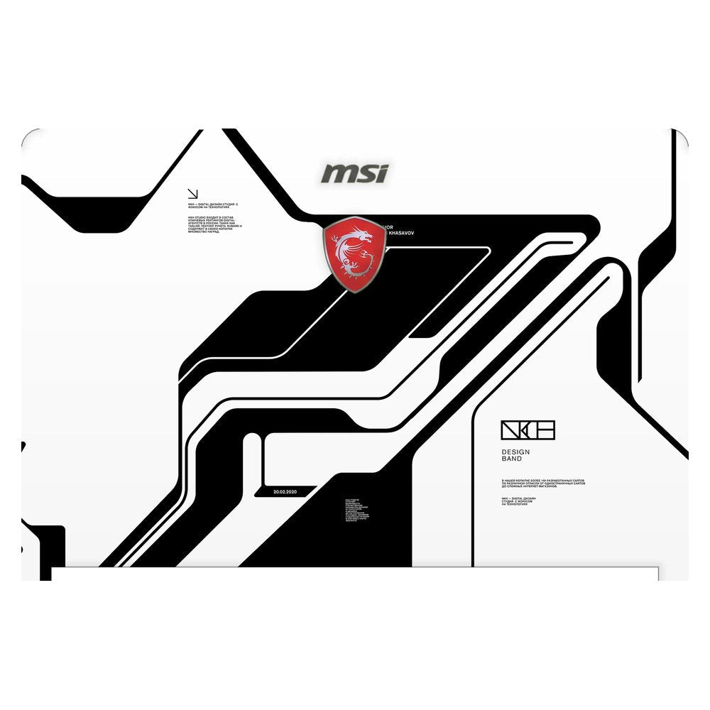 MSI Stealth 8RF GS73 laptop skin - White Cyberpunk