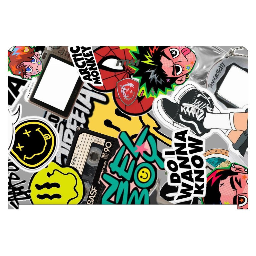 MSI Stealth 8RF GS73 laptop skin - Y2K Nostalgia