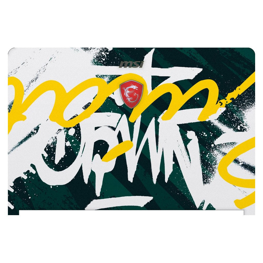 MSI GS73VR 7RG Stealth Pro laptop skin - Yellow Brush Strokes