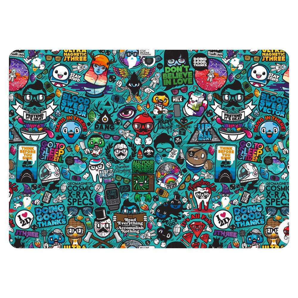 Nextbook Flexx NXW101QC232 laptop skin - Blue Sketch