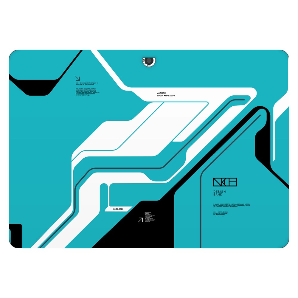 Nextbook Flexx NXW101QC232 laptop skin - Cyber Blue