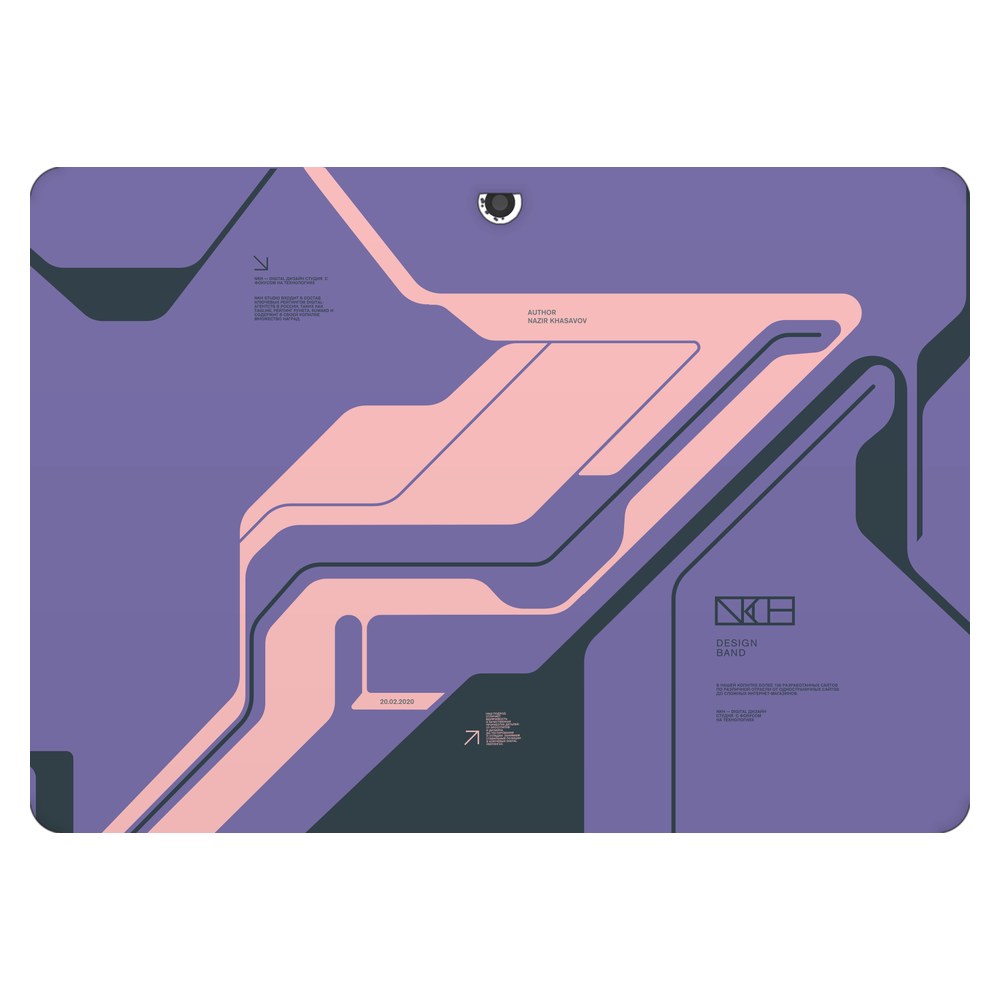 Nextbook Flexx NXW101QC232 laptop skin - Purple Cyberpunk