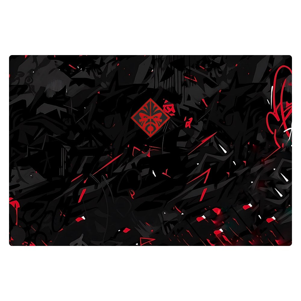 Hp Omen 15-DC laptop skin - Abstract Crimson