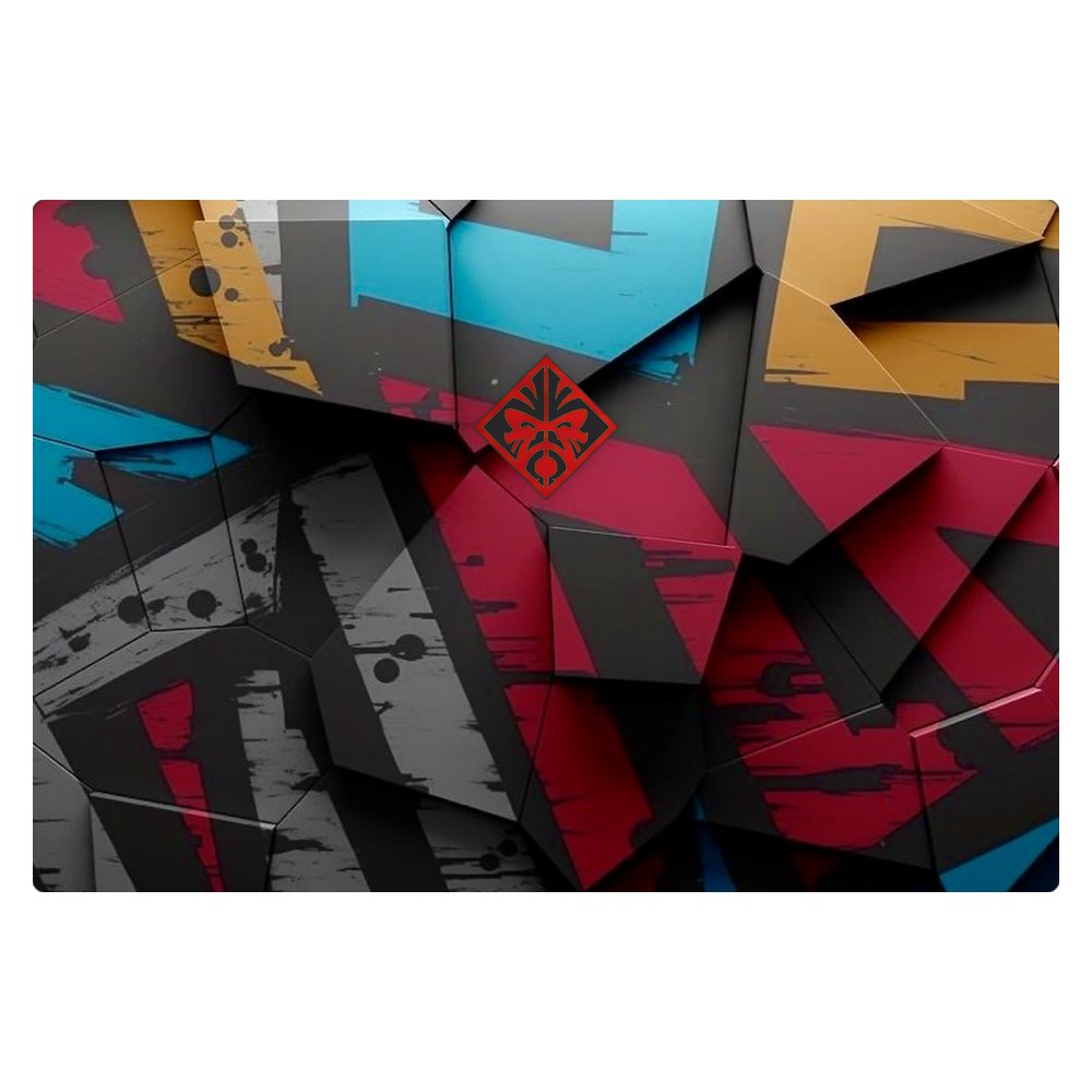 Hp Omen 15-DC laptop skin - Angled Blocks