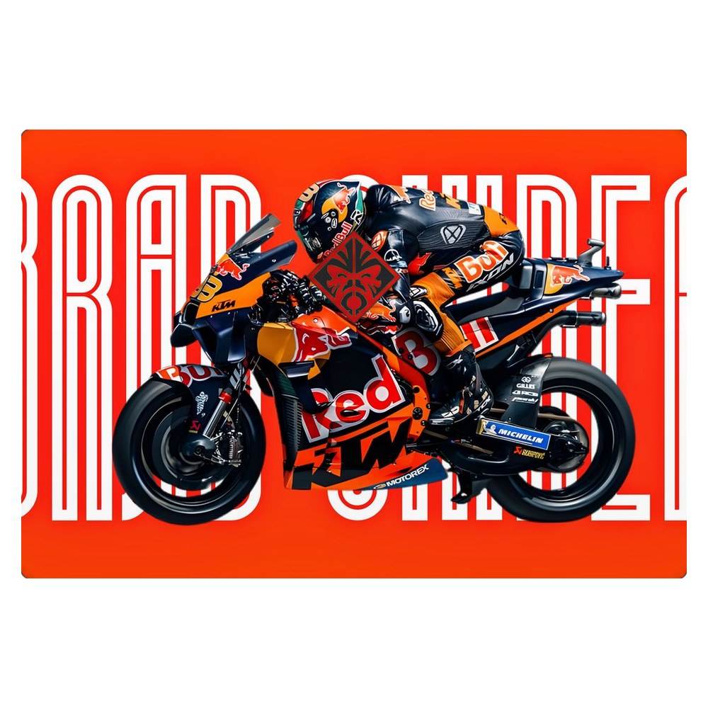 Hp Omen 15 - DC1XXX, DC1058WN laptop skin - Binder RedBull KTM Action