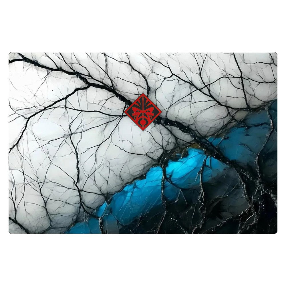 Hp Omen 15-DC laptop skin - Blue Ice Fractal