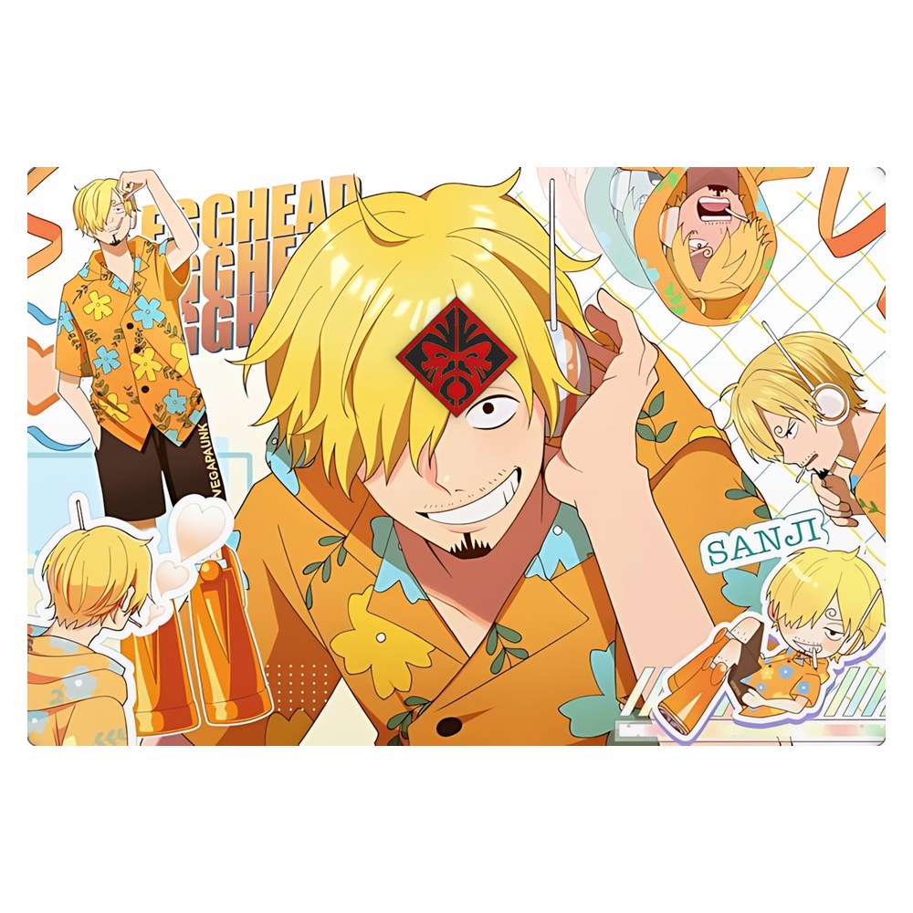 Hp Omen 15-DC laptop skin - Cyber Summer Sanji
