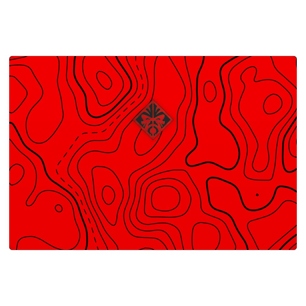 Hp Omen 15-DC laptop skin - Damascus Red
