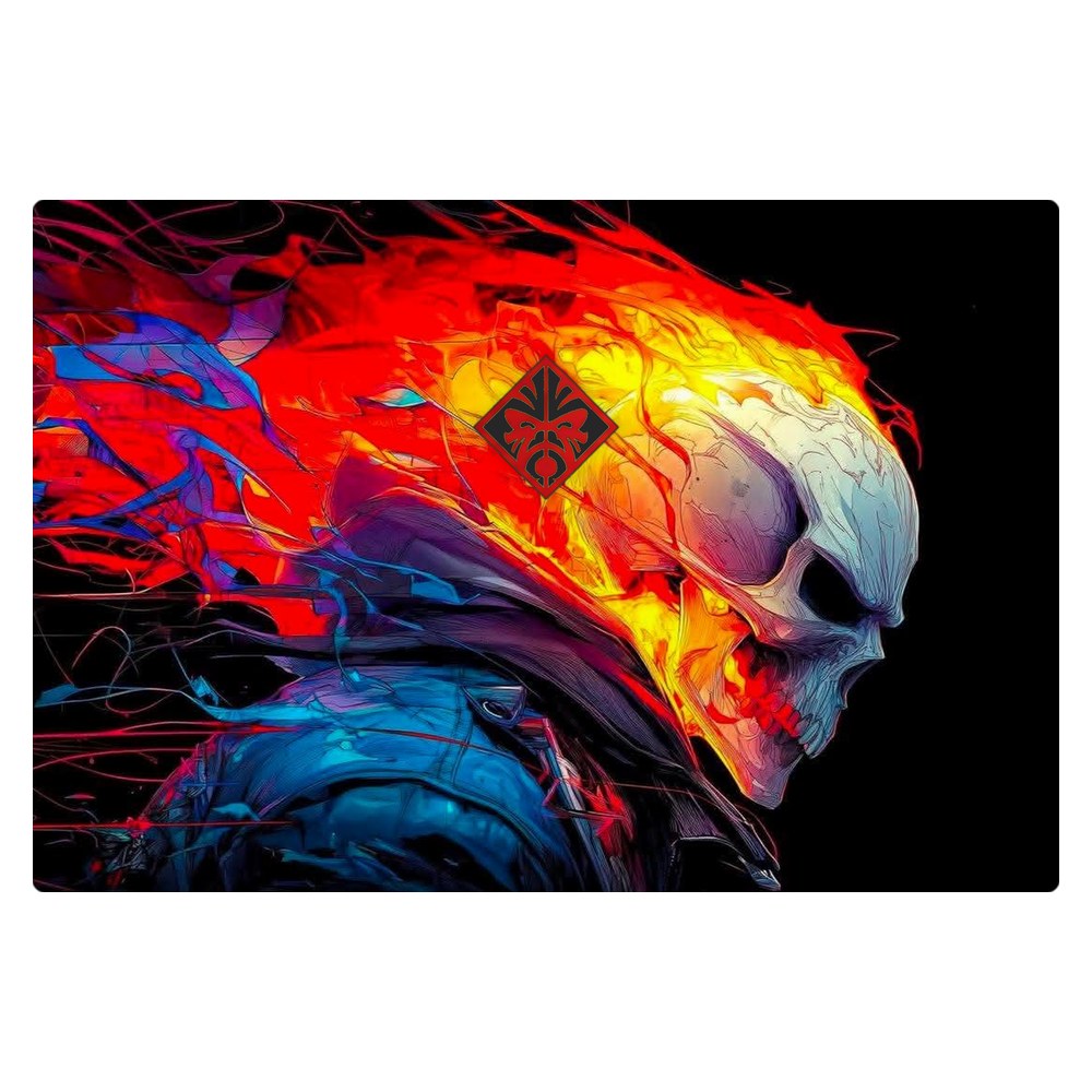 Hp Omen 15 - DC1XXX, DC1058WN laptop skin - Ghost Rider Inferno